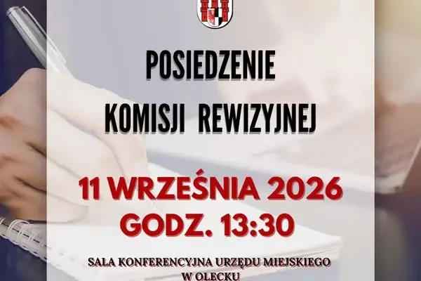 Komisja Rewizyjna w Olecku zbiera się na posiedzeniu. W programie ocena wodociągów