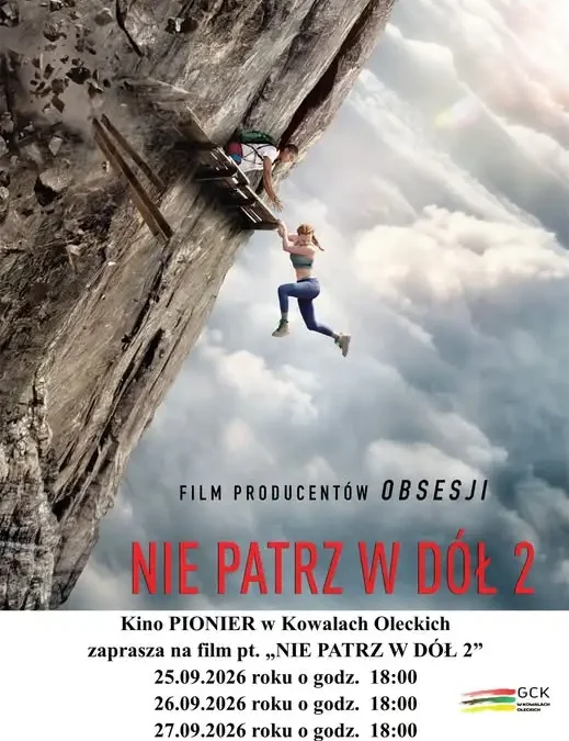 Kino PIONIER w Kowalach Oleckich zaprasza na seanse filmu „Nie patrz w dół 2”
