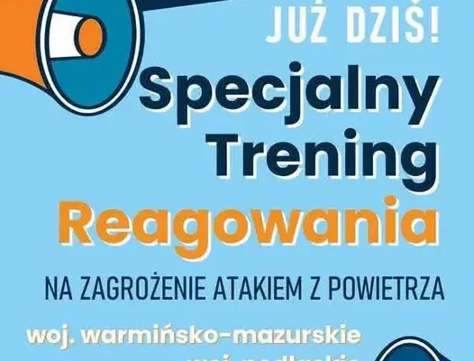 Kowale Oleckie: specjalny trening reagowania na zagrożenie atakiem z powietrza