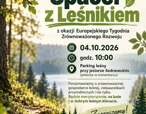 Spacer z Leśnikiem w Olecku – 4 października o 10:00