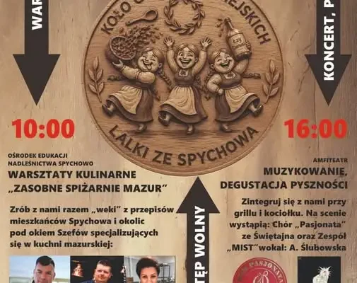Spychowo: warsztaty kulinarne i koncert KGW Lalki już 10 października