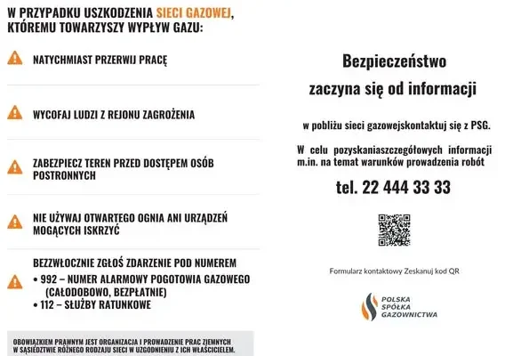 Olecko: prace ziemne a sieć gazowa – kluczowe zasady bezpieczeństwa