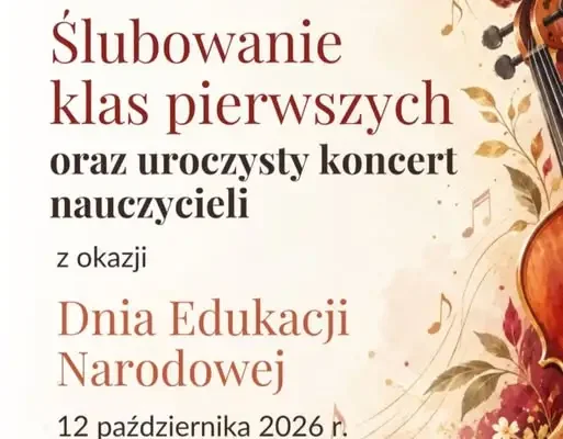 Ślubowanie klas pierwszych i koncert nauczycieli w Olecku