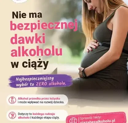Kampania „Ciąża bez alkoholu” – edukacja kluczem do ochrony zdrowia przyszłych mam