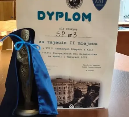 Uczniowie z Olecka na podium Zamkowych Biegów z Klio
