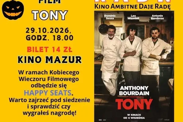 Kino Mazur zaprasza na film „TONY” – seans w czwartek 29 października