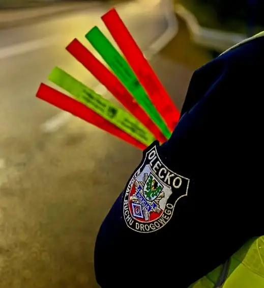 Olecko: Rowerzysta bez świateł i odblasków zatrzymany przez policję